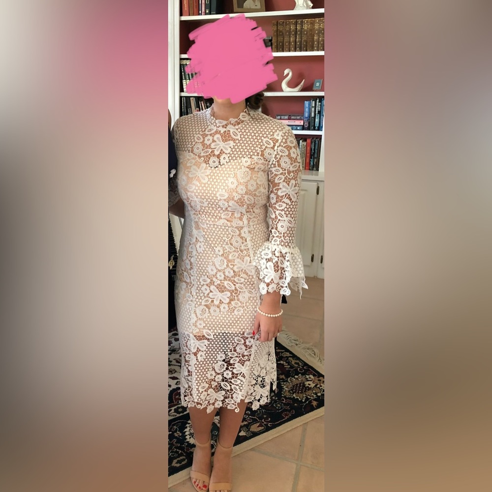 Free People lace midi dress